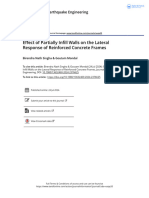 Effect of Partially Infill Walls On The Lateral Response of Reinforced Concrete Frames