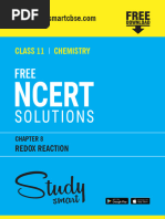 NCERT Solutions Class 11 Chemistry Chapter 8 Redox Reaction