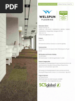 SCS-EPD-06454 Carpet-Tile Welspun 101420