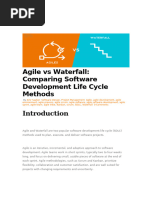 Watefall Model Versus Agile Model