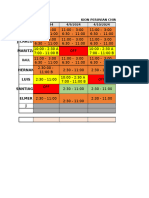 Horario Kion Abril 2da Semana