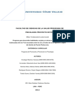 Avance de Esquema de Propuesta de Programa - Grupo 06