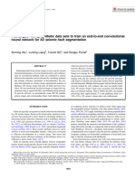 FaultSeg3D - Using Synthetic Data Sets To Train An End-To-End Convolutional Neural Network For 3D Seismic Fault Segmentation