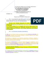 Ley No. 716 Sobre Las Funciones Publicas de Los Consules Dominicanos - Version 20 de Septiembre 2019