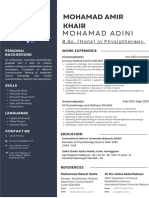 Black White Minimalist CV Resume