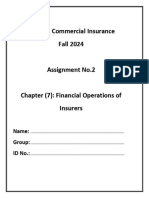 Social & Commercial Insurance Assignment No.2