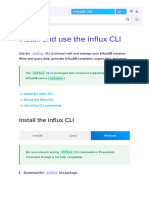 Install and Use The Influx CLI - InfluxDB OSS v2 Documentation