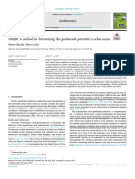 Roger A Method For Determining The Geothermal Potential in Urban Areas