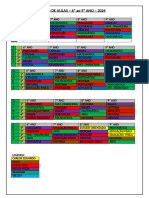 Horário de Aulas - 6º Ao 9º Ano - 2º Corte - 2024