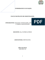 Alteraciones en El Desarrollo de La Iniciación de Los Dientes y Alteraciones en El Desarrolló