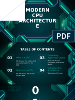 Modern CPU Architecture