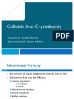 Colloids and Crystalooids