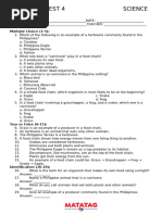 Science 4 Summative 04