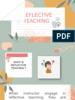 Report About Teacher Reflection