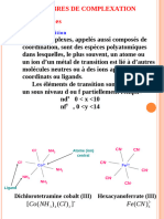 Equilibres de Complexation