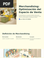 Merchandising Optimizacion Del Espacio de Venta