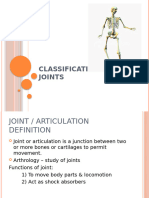 Classification of Joints