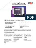 GS101HR Weight Transmitter Indicator