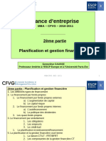 Planification Gestion Financiere