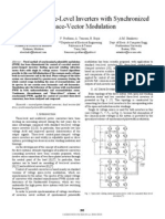 Cascaded Three-Level Inverters With Synchronized Space-Vector Modulation