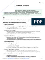 Algorithms and Problem Solving: Algorithms: The Role of Algorithms in Computing