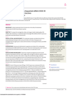 Safety of Simultaneous Vs Sequential mRNA COVID-19