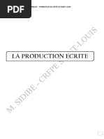 La Production Écrite