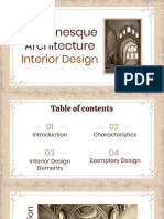 Romanesque Interior Design