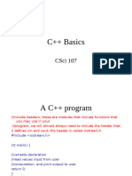 C Basics