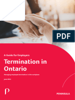 Canadian Termination Of Emplayment Book document