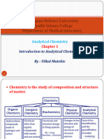 Chapter 1 Introduction To Anaytical Chemistry