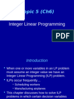 Topic 5 Chap06 Integer LP