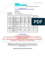 CBSE - Senior School Certificate Examination (Class XII) Results 2022