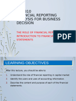 L1 Role of Financial Reporting