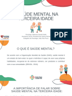 A Saúde Mental na Terceira Idade