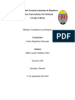 Tarea #1 Metodos en Finanzas