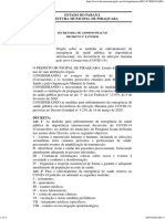 Estado Do Paraná Prefeitura Municipal de Piraquara: Secretaria de Administração DECRETO #8.179/2020