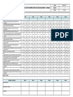 SGSST-FR-31 - Check List Inspección de Zanja