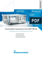 Universal Radio Communication Tester CMU 200: THE Multiprotocol Tester For Current and Future Mobile Radio Networks