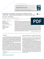 Grouted Sleeve Connections Used in Precast Reinforced Concrete Construction - Experimental Investigation of A Column-To-column Joint