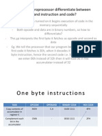 How Does Microprocessor Differentiate Between Data and Instruction