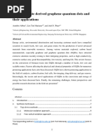 Biomass Waste Derived Graphene Quantum