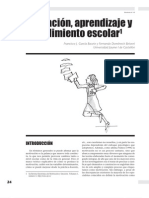 Motivación Aprendizaje y Rendimiento Escolar