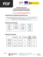 Informacion Proyecto FP Dual Alumnos Gestion Administrativa