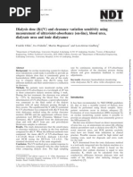 Dialysis Dose