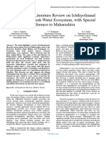 A Systematic Literature Review on Ichthyofaunal Diversity in Fresh Water Ecosystem, with Special  Reference to Maharashtra