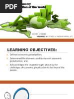 LESSON 3 THE GLOBAL Economy