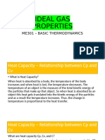 Ideal Gas Properties