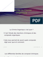 Base De La Chimie Organique