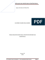 Leandro Quadros - Apostila Temas Selecionados para o Estudo Sincero Das Escrituras